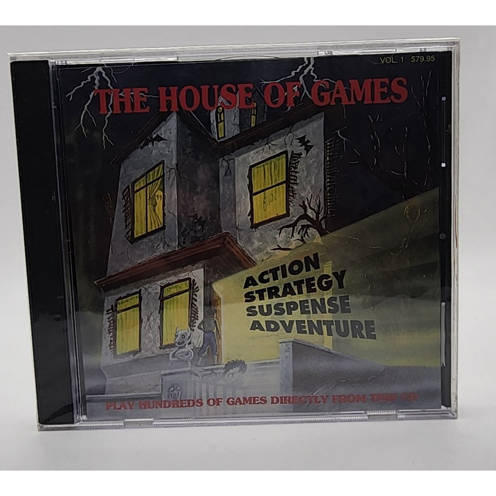 The House of Games Vol 1 PC Game CD ROM Video Game Vintage Sealed